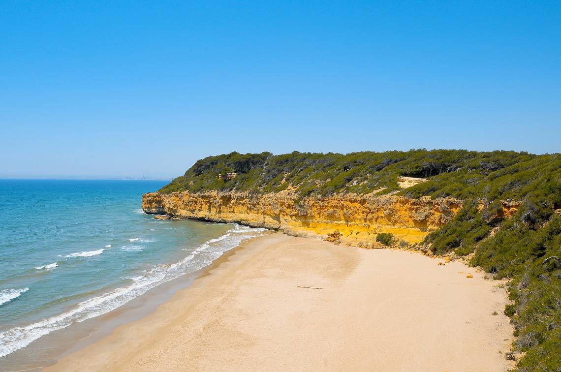 Cala Fonda beach, Tarragona, Spain