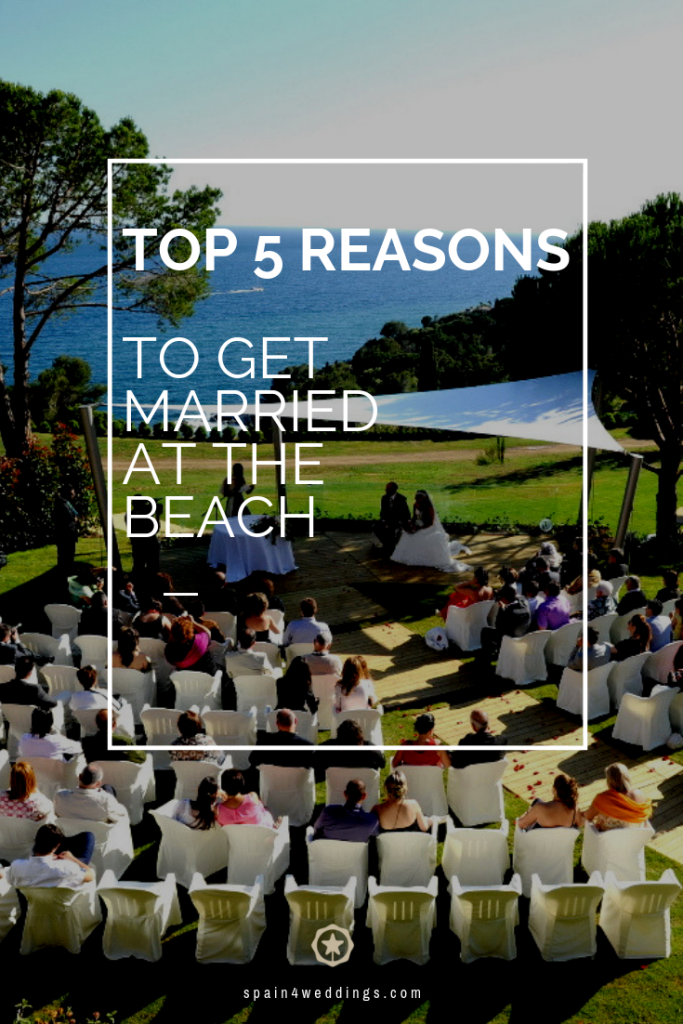 Top 5 reasons to get married at the beach