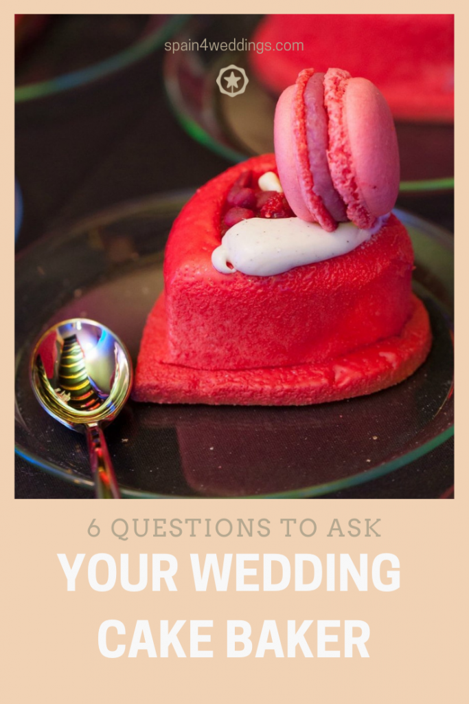 6 questions to ask your wedding cake baker