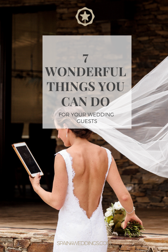 7 Wonderful things you can do for your wedding guests