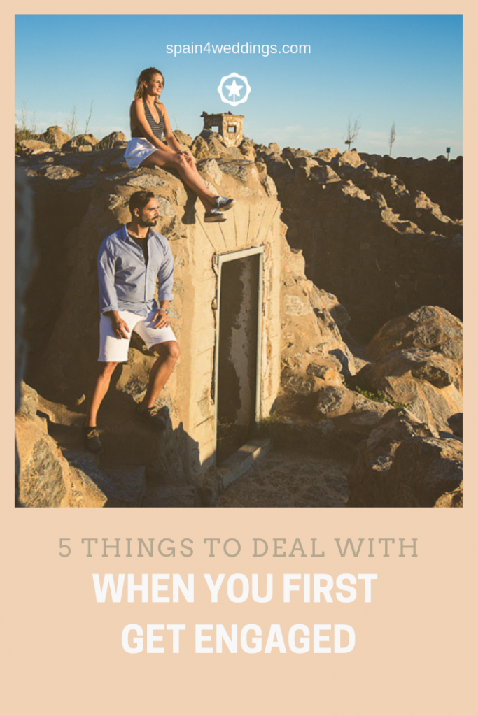 5 Things to deal with when you first get engaged