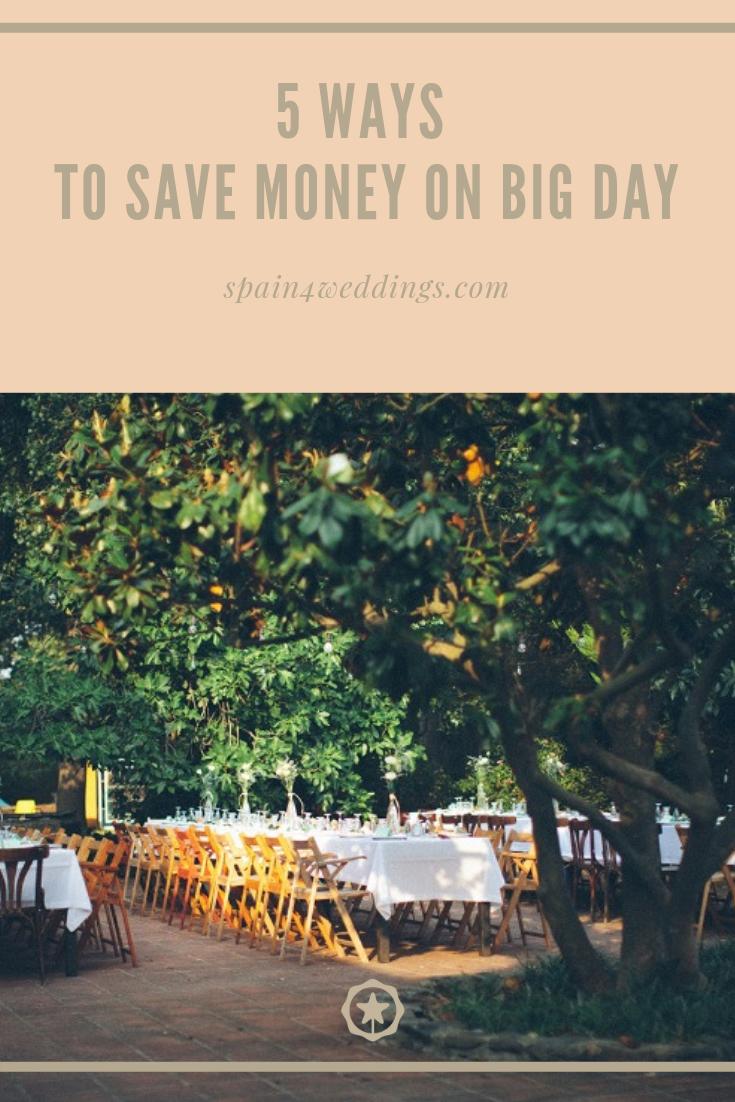 5 Ways to save money on big day