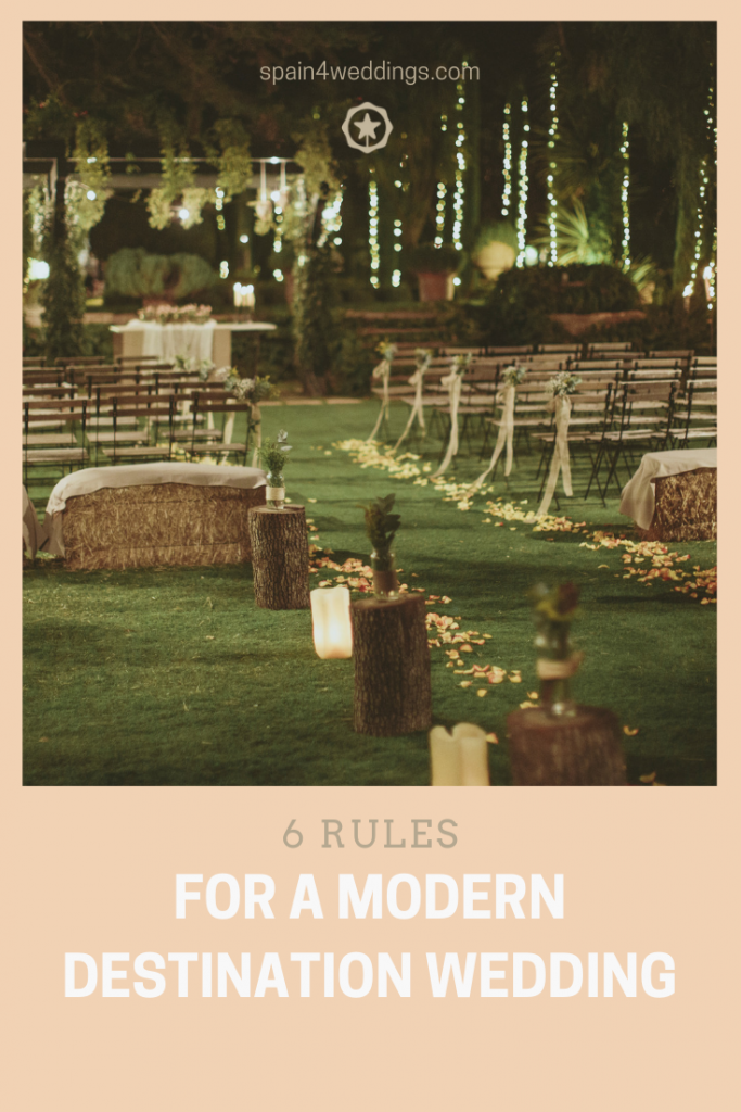 6 Rules for a modern destination wedding