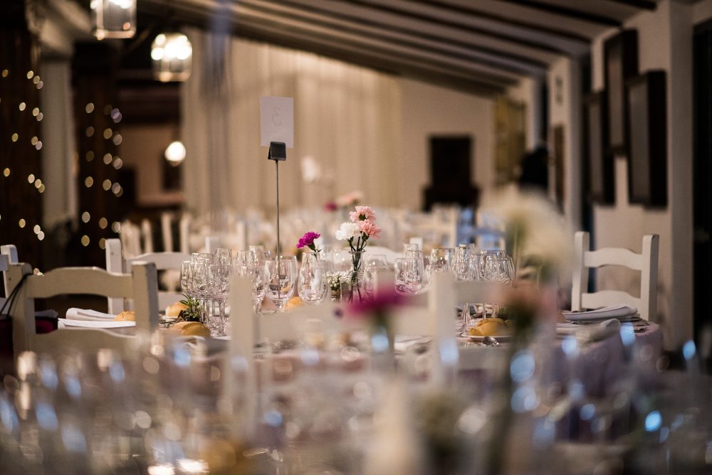 Your wedding registry table-settings checklist. Photo by Palacio del Negralejo