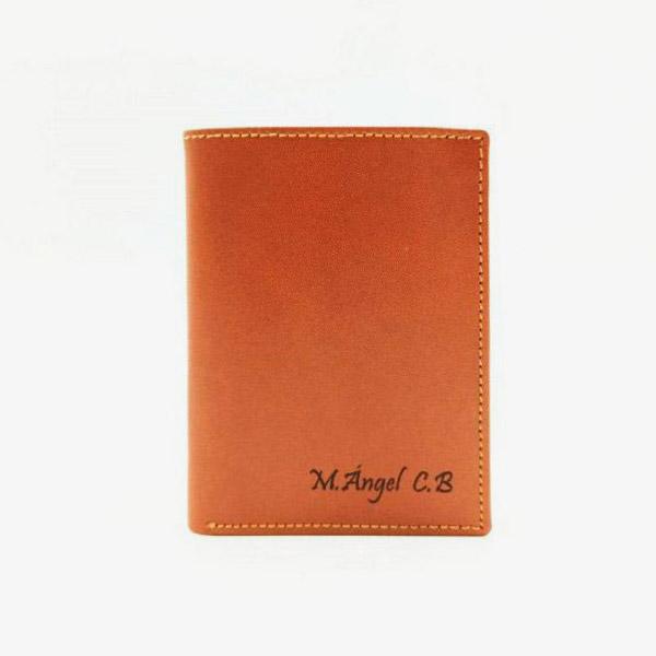 Personalized Vaquetilla Leather Wallet